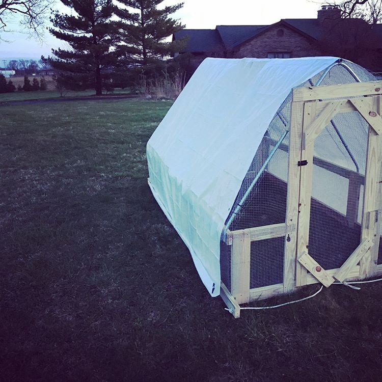 Building the #stressfreechickentractor