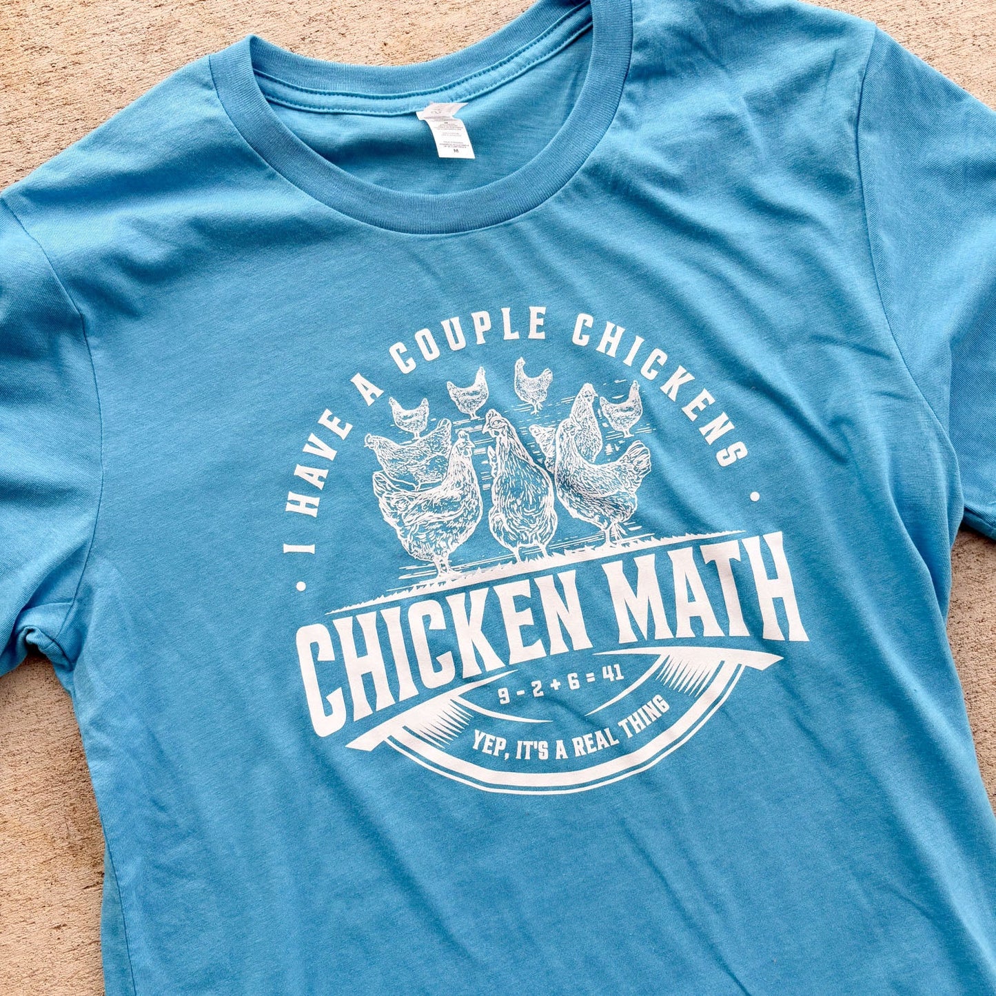 Chicken Math - Aqua