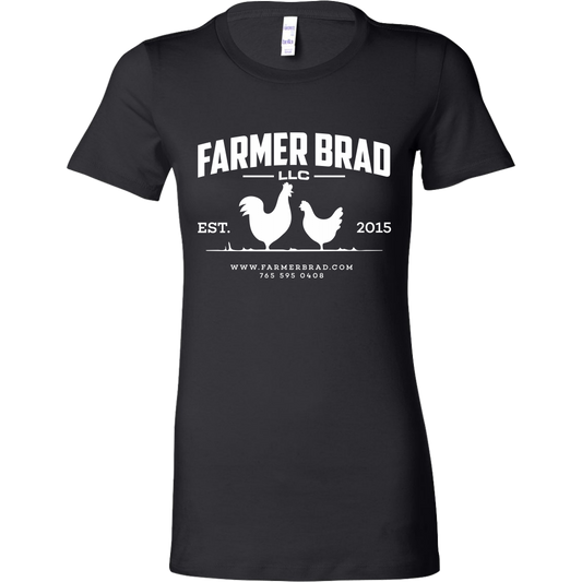 OFFICIAL FARMER BRAD (Bella Womens Shirt) - Farmer Brad LLC