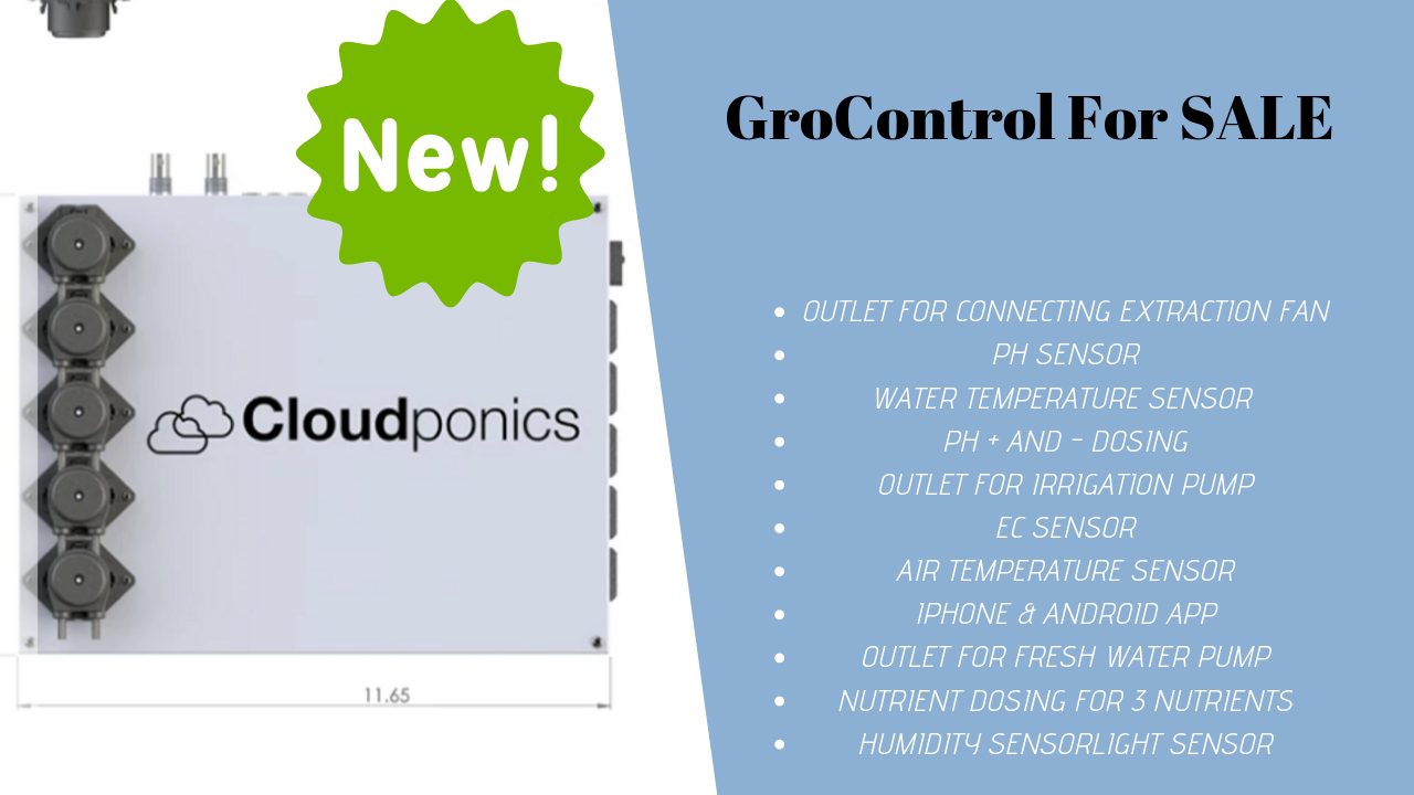 Cloudponic GroControl Device for Sale