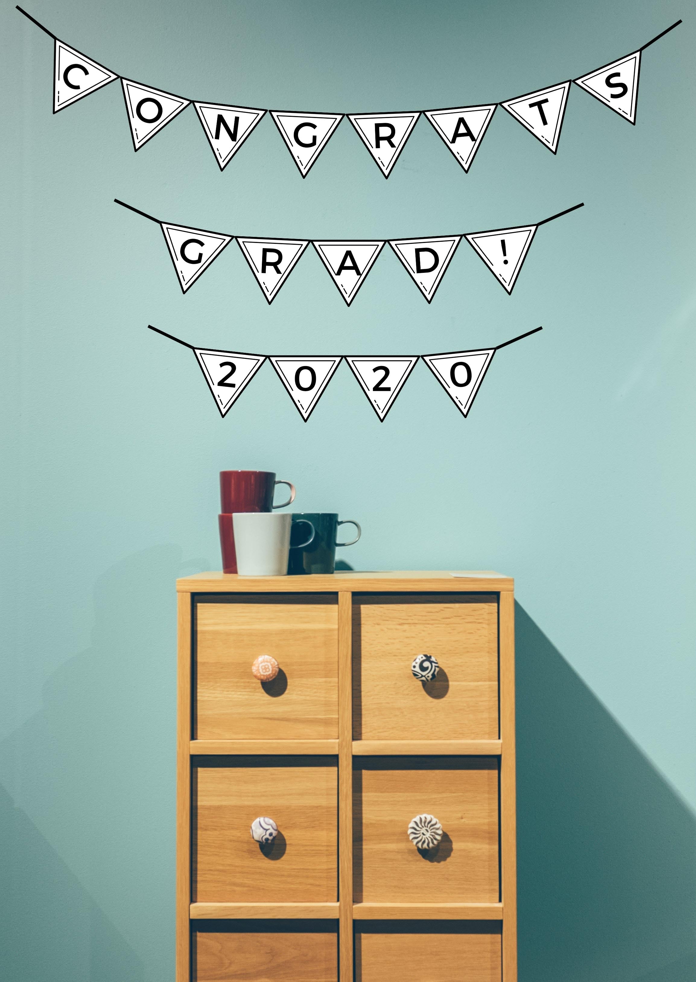 Free Congrats Grad Banner Template | Printable
