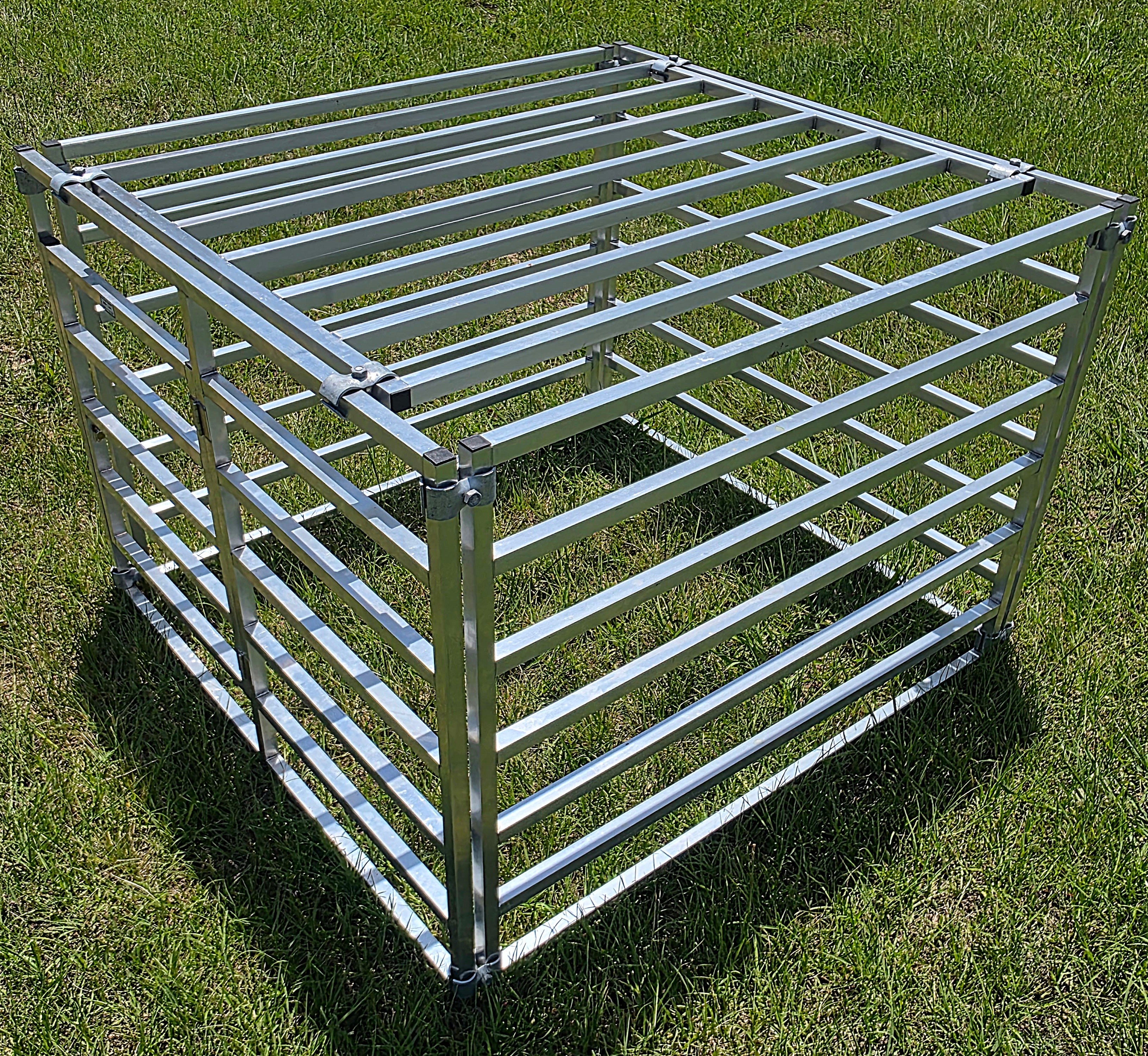 Aluminum Transport Cage for Sheep, Goat, Pig, Dog, Small Livestock Truck Crate Animal Transporter