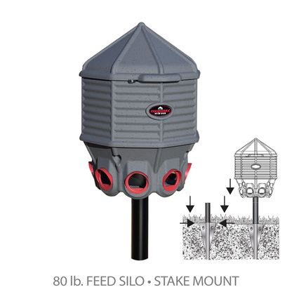 Silo de alimento CoopWorx de 80 lb