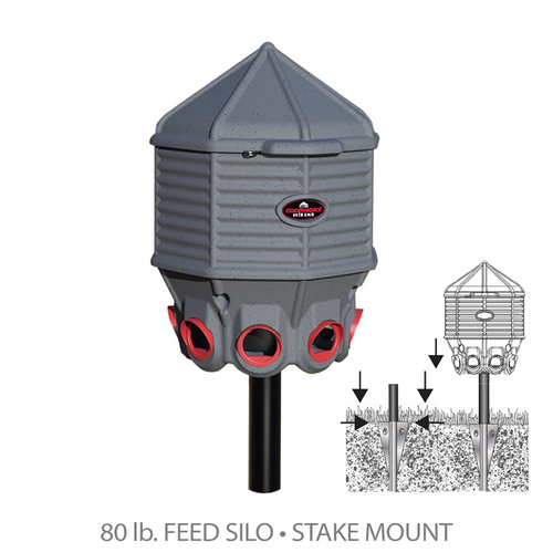 Silo de alimento CoopWorx de 80 lb