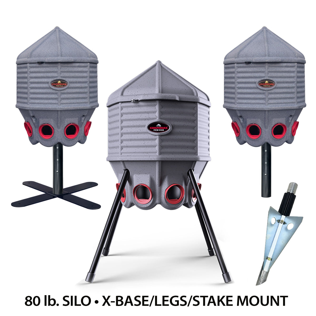 80 lb. FEED SILO
