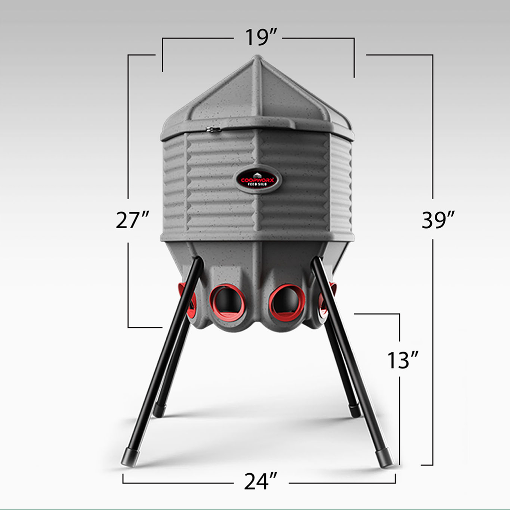 80 lb. FEED SILO