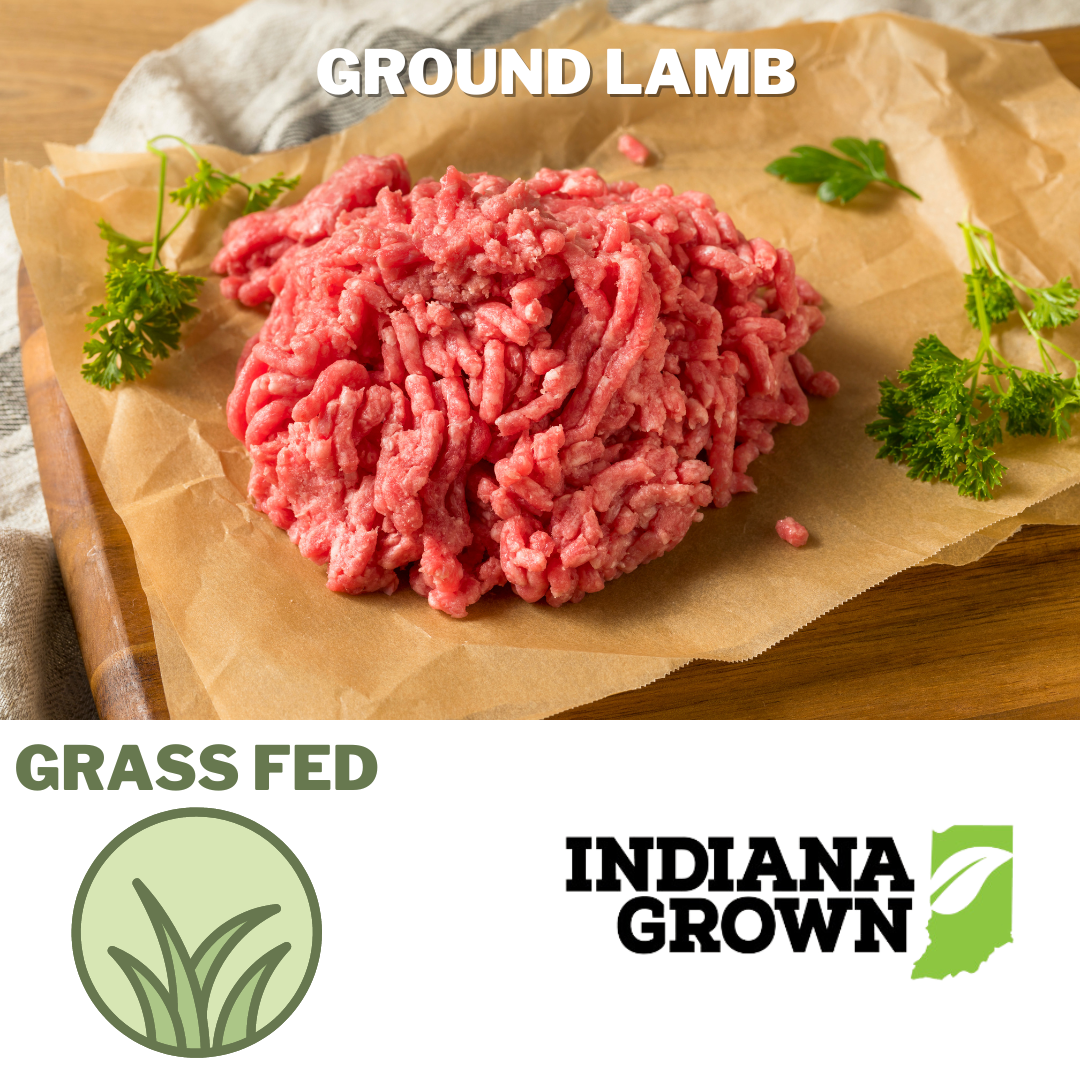 Ground Lamb (1lb & 2lbs & Patties Frozen Package)