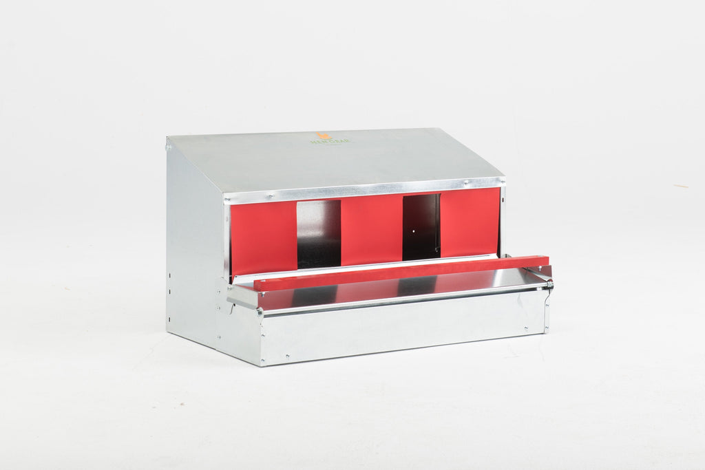 Caja nido desplegable reversible mediana (34") (hasta 32 gallinas) - Grado premium - Envío gratuito