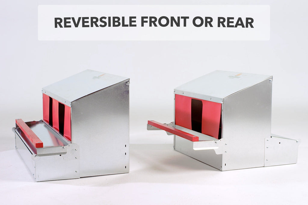 Caja nido desplegable reversible mediana (34") (hasta 32 gallinas) - Grado premium - Envío gratuito