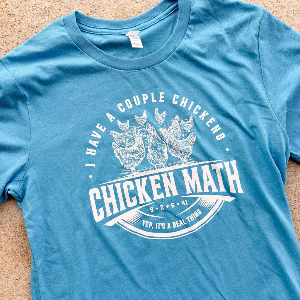 Chicken Math - Aqua