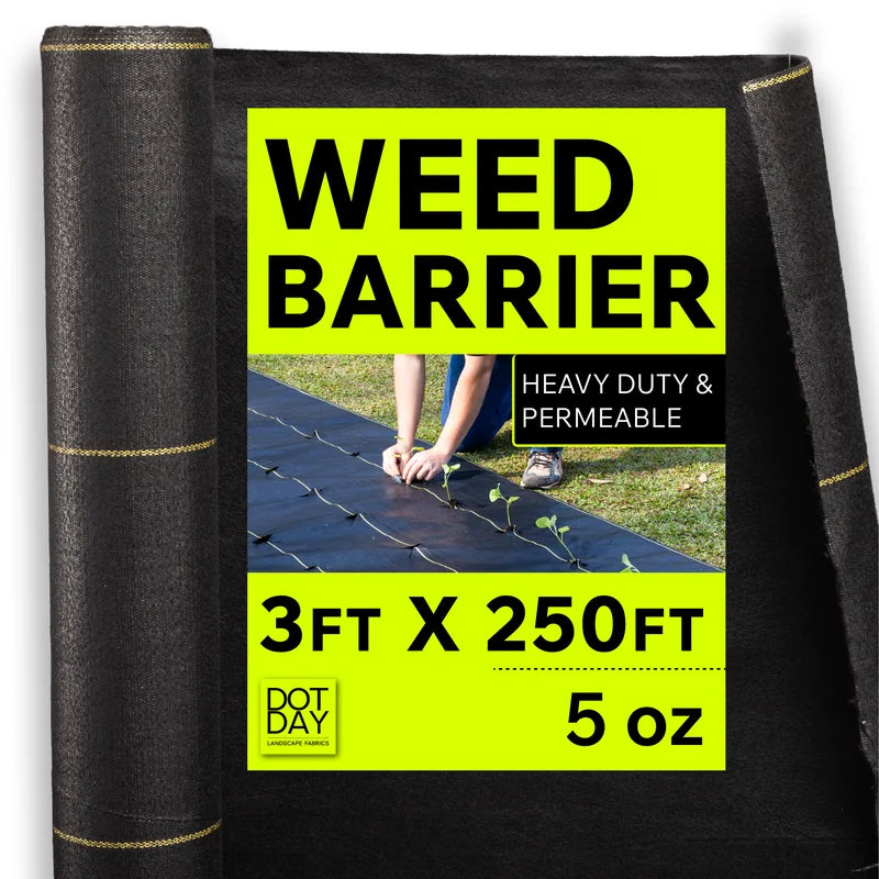 XBAR Heavy-Duty Weed Barrier Fabric (5 oz Dual-Layer)