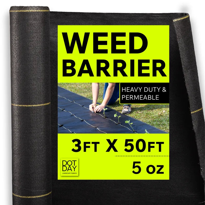XBAR Heavy-Duty Weed Barrier Fabric (5 oz Dual-Layer)