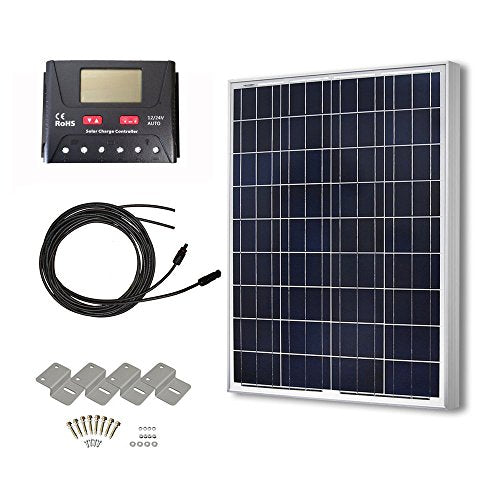 100 Watts 12 Volts Polycrystalline Solar Panel Off-Grid - Farmer Brad LLC