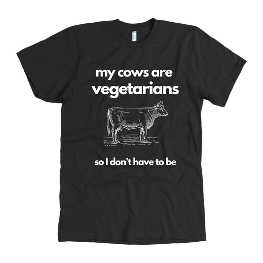 mis vacas son camisa vegetariana