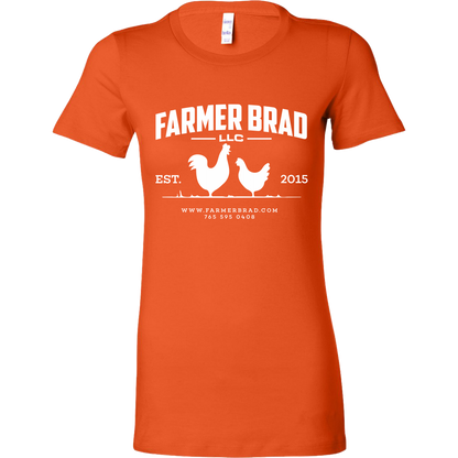 OFFICIAL FARMER BRAD (Bella Womens Shirt) - Farmer Brad LLC