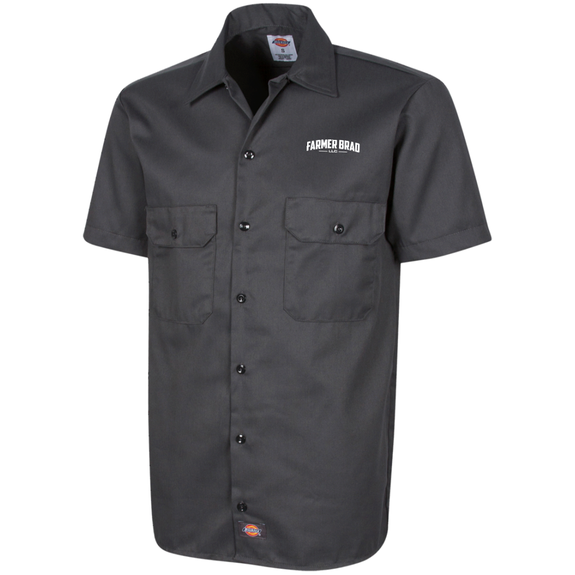 1574 Camisa de trabajo de manga corta para hombre