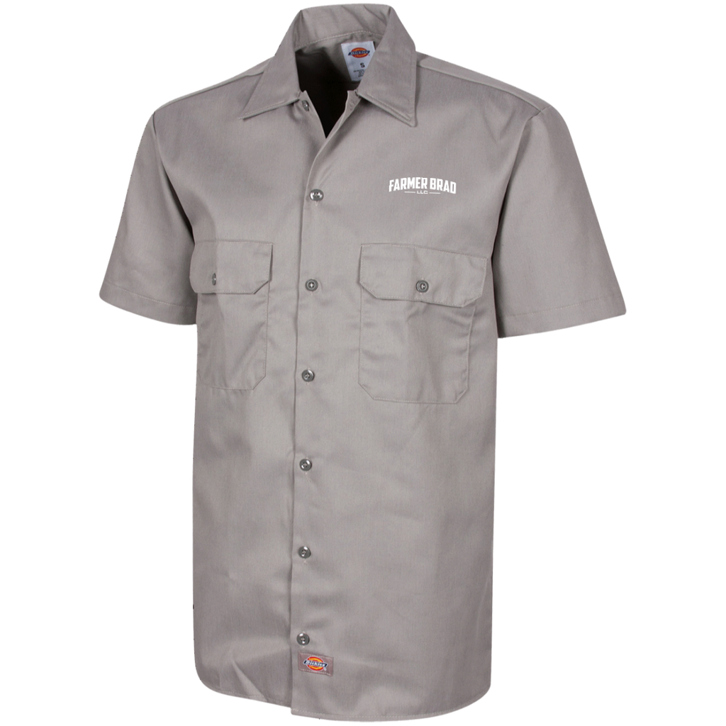 1574 Camisa de trabajo de manga corta para hombre