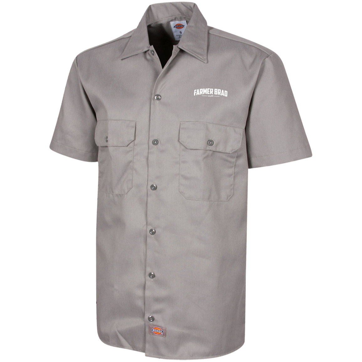 1574 Camisa de trabajo de manga corta para hombre