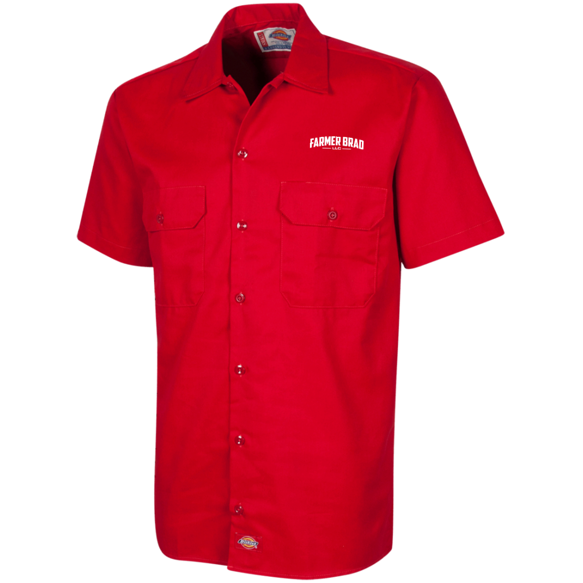 1574 Camisa de trabajo de manga corta para hombre