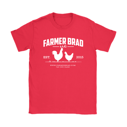 OFFICIAL FARMER BRAD (Gildan Womens T-Shirt) - Farmer Brad LLC