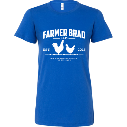 OFFICIAL FARMER BRAD (Bella Womens Shirt) - Farmer Brad LLC