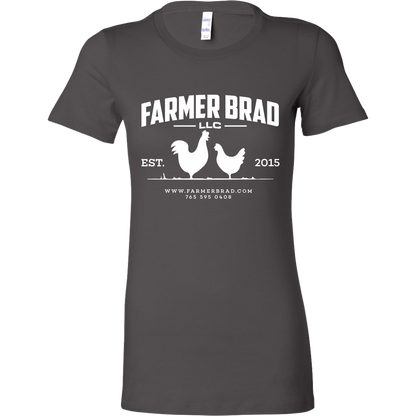 OFFICIAL FARMER BRAD (Bella Womens Shirt) - Farmer Brad LLC