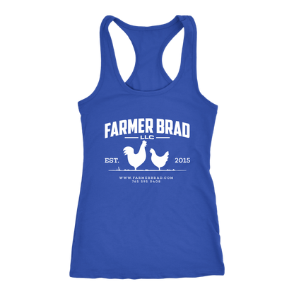 OFFICIAL FARMER BRAD (Next Level Racerback Tank) - Farmer Brad LLC