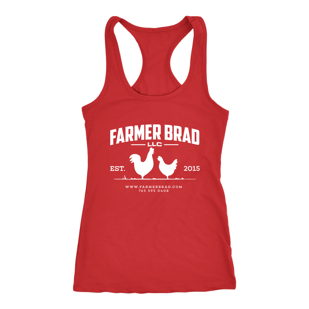 OFFICIAL FARMER BRAD (Next Level Racerback Tank) - Farmer Brad LLC