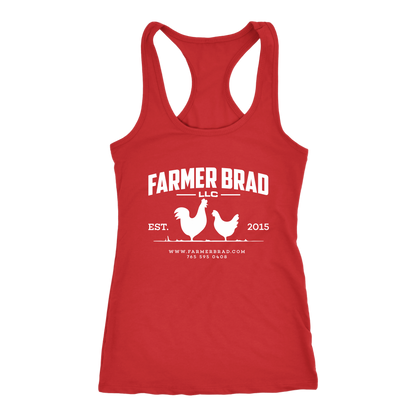 OFFICIAL FARMER BRAD (Next Level Racerback Tank) - Farmer Brad LLC