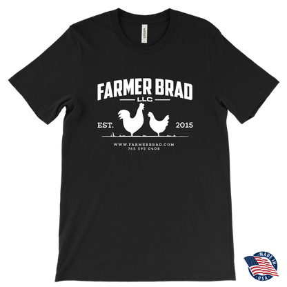 OFFICIAL FARMER BRAD (Canvas Mens T-Shirt) - Farmer Brad LLC