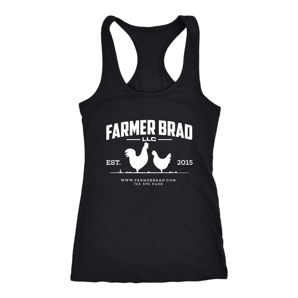 OFFICIAL FARMER BRAD (Next Level Racerback Tank) - Farmer Brad LLC