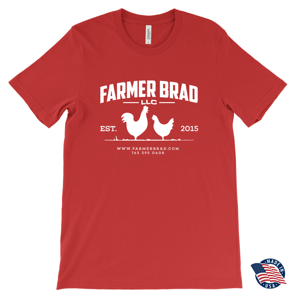 OFFICIAL FARMER BRAD (Canvas Mens T-Shirt) - Farmer Brad LLC