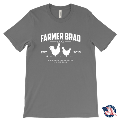 OFFICIAL FARMER BRAD (Canvas Mens T-Shirt) - Farmer Brad LLC