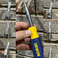 IRWIN Screwdriver, 9-Piece Bits (2051100)