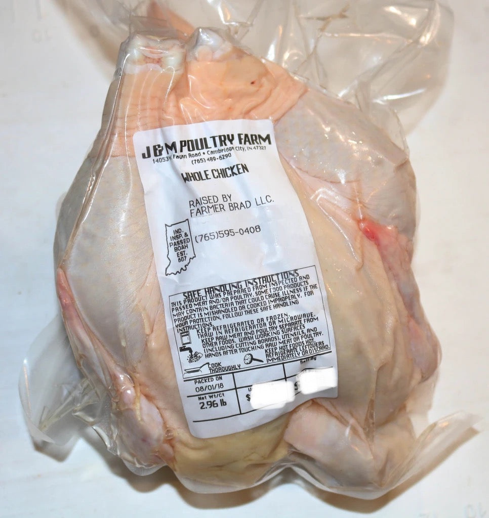 Criados en Pastos Congelados (Pollo Entero)