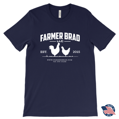 OFFICIAL FARMER BRAD (Canvas Mens T-Shirt) - Farmer Brad LLC