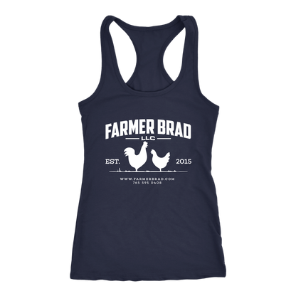 OFFICIAL FARMER BRAD (Next Level Racerback Tank) - Farmer Brad LLC