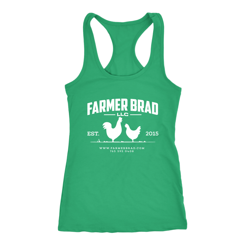 OFFICIAL FARMER BRAD (Next Level Racerback Tank) - Farmer Brad LLC