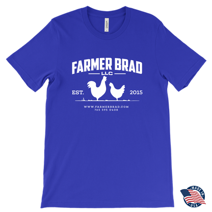 OFFICIAL FARMER BRAD (Canvas Mens T-Shirt) - Farmer Brad LLC