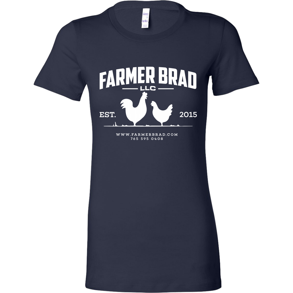 OFFICIAL FARMER BRAD (Bella Womens Shirt) - Farmer Brad LLC