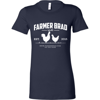 OFFICIAL FARMER BRAD (Bella Womens Shirt) - Farmer Brad LLC