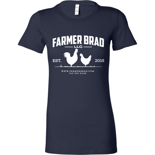 OFFICIAL FARMER BRAD (Bella Womens Shirt) - Farmer Brad LLC